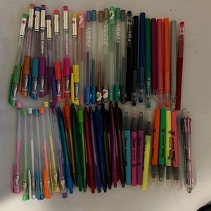 Lots of Pens and Highlighters!!